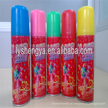 750ml polychrome party string pulverizador natal voando neve